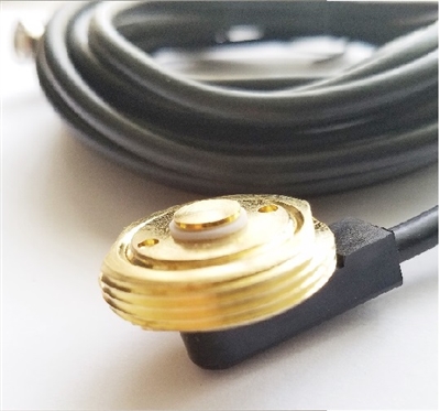 Hole Antenna Mount NMO With 17ft RG58 Coax Cable and Assembled Connector