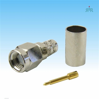 TRAM 5700 Connector SMA Male, Crimp, for RG-58 type Coax Cable