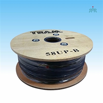 RG58/U Coaxial Cable Low Loss with Stranded Tinned Copper Center Conductor, 66% VO. 500' ReelP