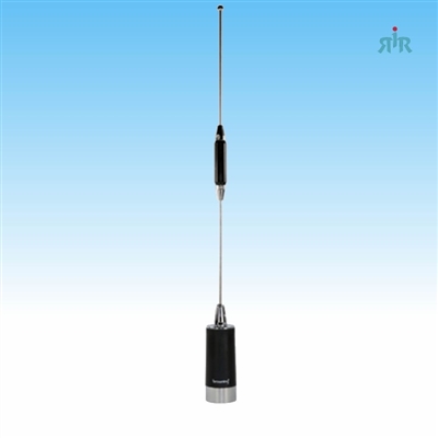 Antenna Dual Band Mobile VHF UHF, 144-148 MHz 2.5 dBd, 430-450 MHz 5.5 dBd. Browning BR180.