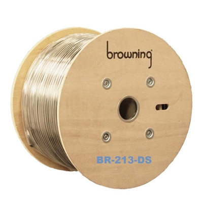 RG213U Type Double Shield Coaxial Cable, 50 Ohms. 200 ft Wooden Reel