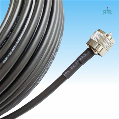 LMR-240 Type Low Loss Precision Coaxial Cable 25' Feet Assembly
