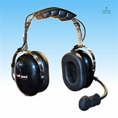 Klein Electronics DUALSPORT Racing Headset with Boom Microphone. Extreme Noise Reducing