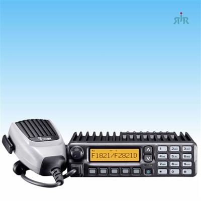 ICOM F2821D UHF P25 Mobile Radio Conventional Upgradable to Digital