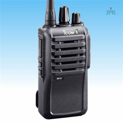 ICOM F3001 VHF, F4001 UHF Analog Waterproof 5 Watts Portable Radios with VOX
