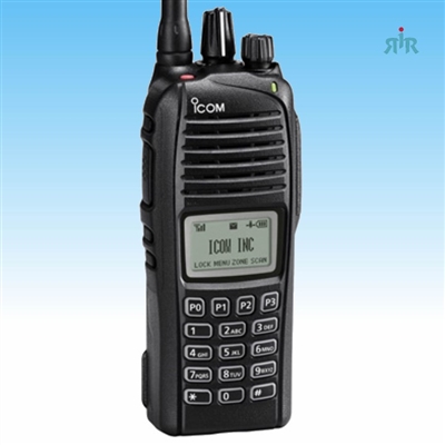 ICOM F3360DT F4360DT VHF, UHF 512 Channels, Waterproof IDAS Portable Radio With GPS, DTMF Keypad