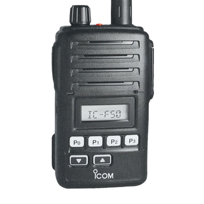 ICOM F60V Handheld 450-512MHz, 128 Channels, Voice Recorder and a Vibration Function