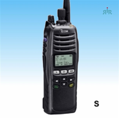 ICOM F9011S, F9021S P25 Conventional and Trunking Portables with LCD and Limited Keypad.