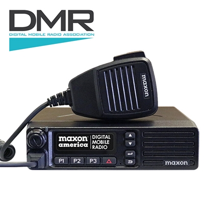 MAXON Mobile Radio MDM4000 Series DMR/Analog:  MDM4124 VHF 136-174 MHz, MDM4424 UHF 406-470 MHz, 2048 Channels.
