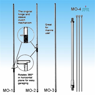 HUSTLER MO Mobile Antenna Masts for RM, RM-S Series Resonators