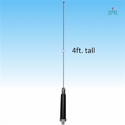Antenna CB 26-29 MHz, 3/8" x 24 Threaded Mounting, 400W. NH4HC TRAM