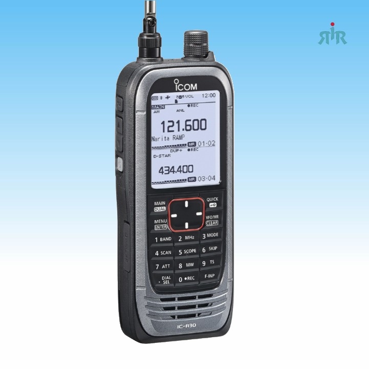 ICOM R30 Dual Band Analog and Digital Scanner Radio 0.1â€“3300 MHz