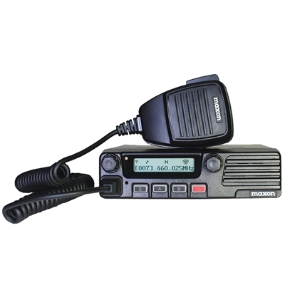 MAXON Mobile Radio TM8000 Series: TM-8102 VHF 136-174 MHz, TM-8402 UHF 400-470 MHz, 512 ch., Microphone