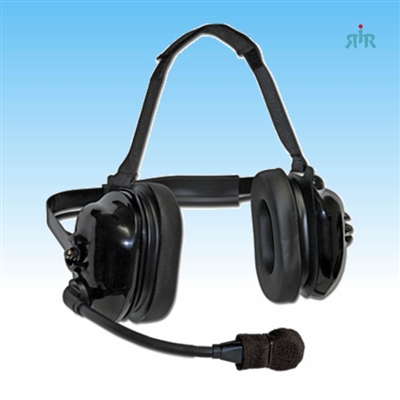 Klein Electronics TITAN-FELX-BOOM Dual-Muff Extreme Noise Reducing Headset with Flex Boom Microphone.